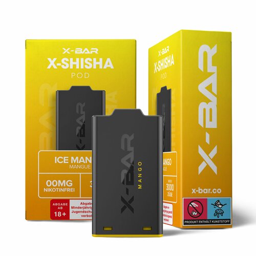 X-Shisha - Pod - Ice Mango (0mg/ml - Nikotinfrei)